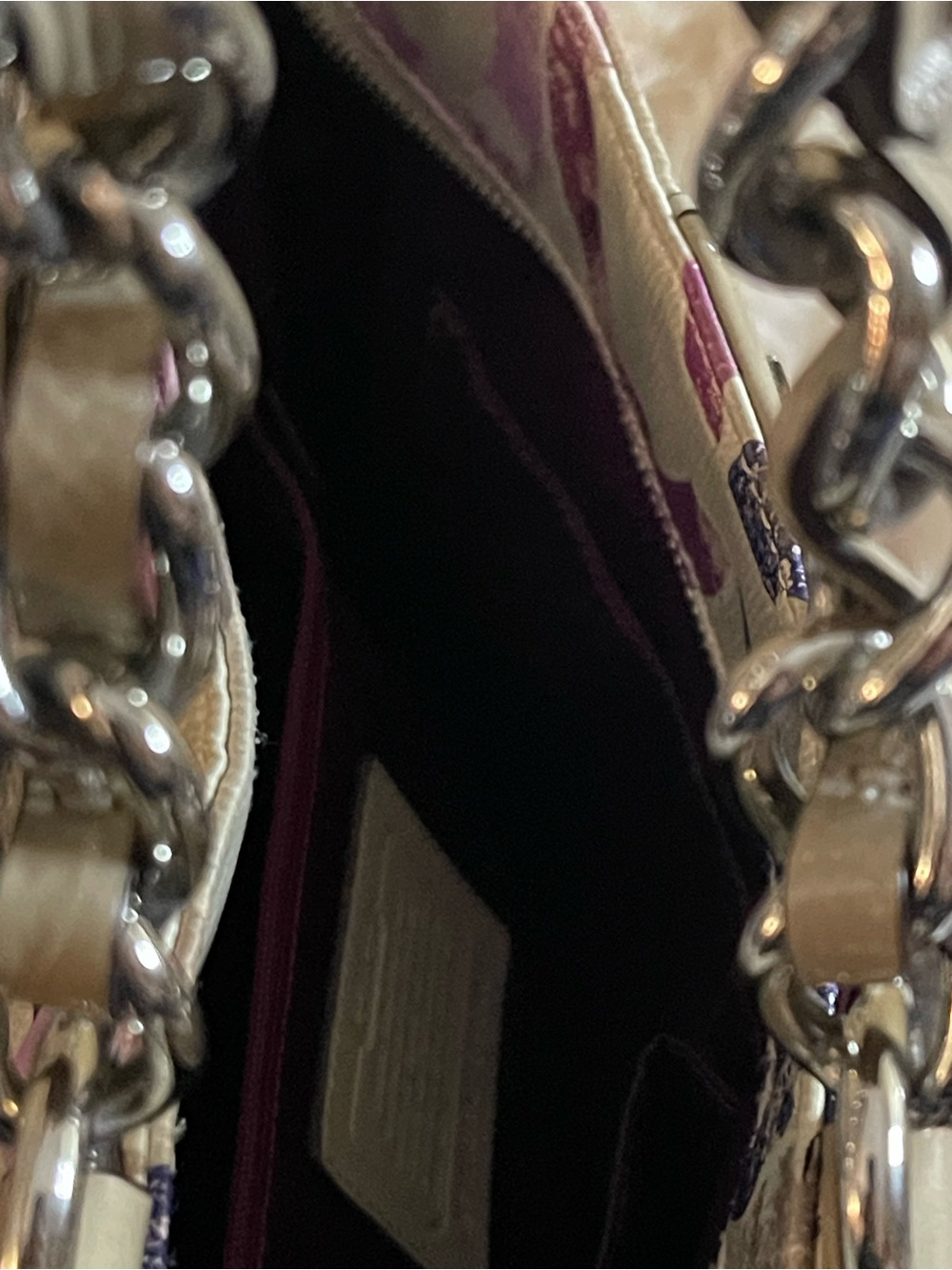 Coach Madison metallic op art shoulder bag - Picture 9 of 12